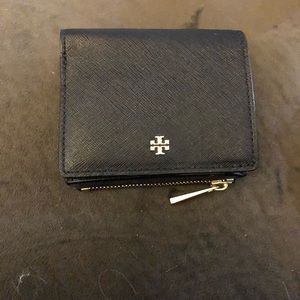 Tory Burch Robinson mini wallet black